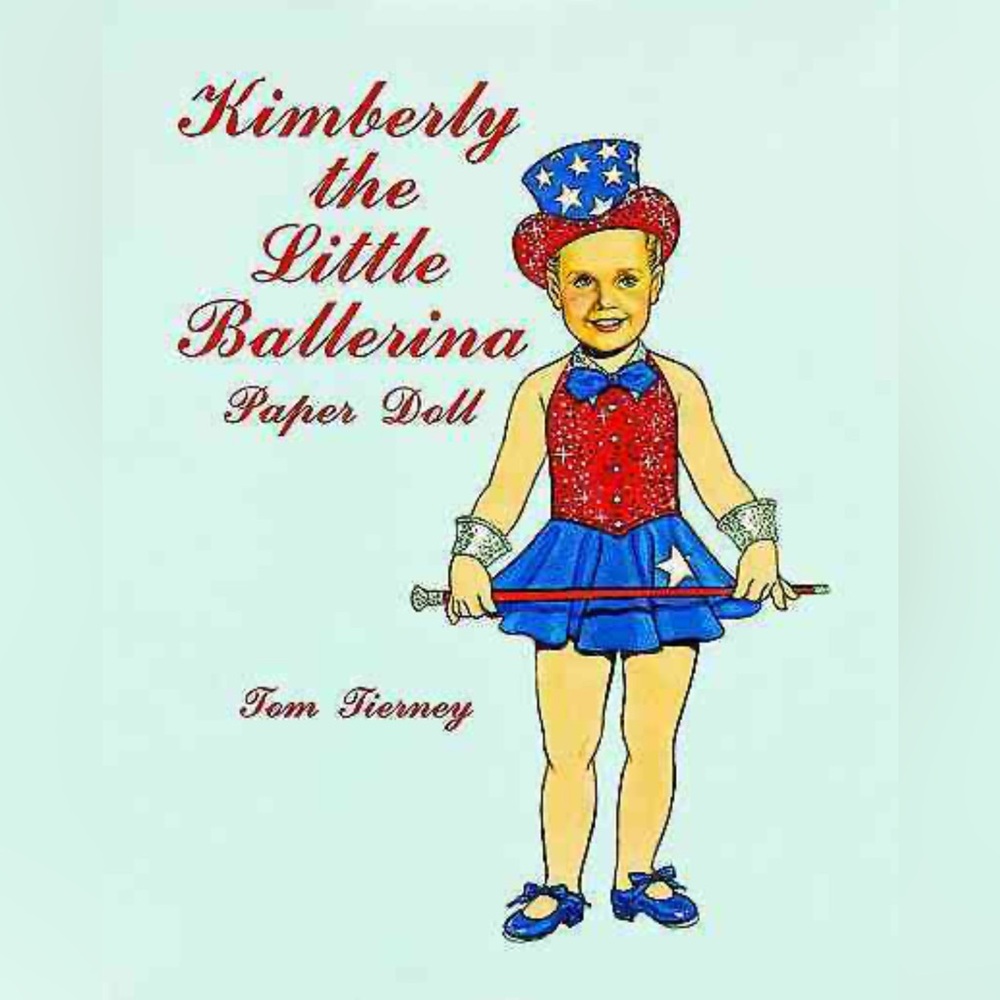 Kimberly the Little Ballerina Paper Doll Book Vintage 1999